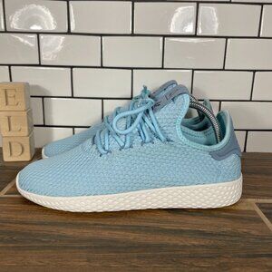 adidas Pharrell Williams Tennis HU Youth Girls Sz 7 Shoes Blue Athletic Sneakers